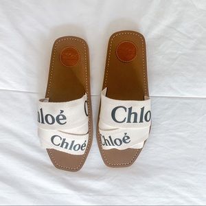 CHLOE Woody Sandals - Flat Ribbon Slide - NWT!